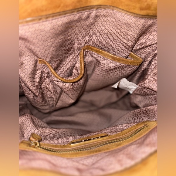 STEVEN-BY STEVE MADDEN GOLD STUD FRINGE HANDBAG - Picture 11 of 15